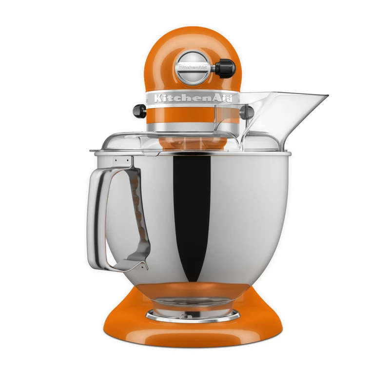 KitchenAid 4,8 L 5KSM175 Artisan Küchenmaschine Allrounderset mit Gemüseschneider+Fleischwolf+Spritzge