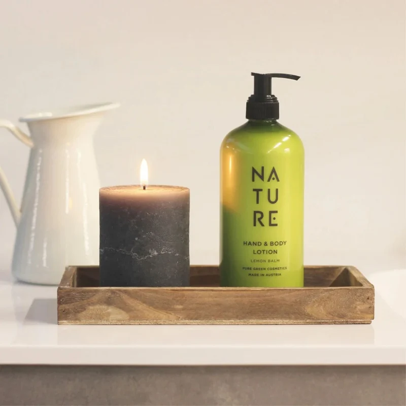 Hand & Body Lotion 'Lemon Balm' | 250 ml | tierversuchsfrei | vegan | Kunststoffgebinde mit Pumpfunktion | Made in Austria