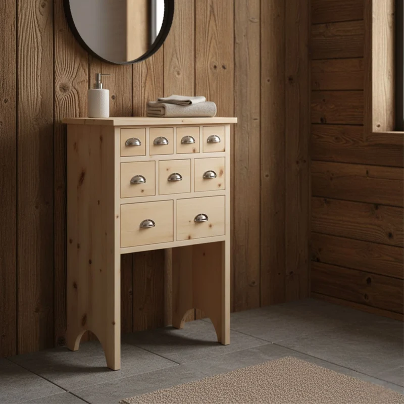 Kommode 'Schatzkiste' | mit Schubladen | massive Zirbe | L 57,5 oder 95 x T 35 x H 87 cm | Made in Austria