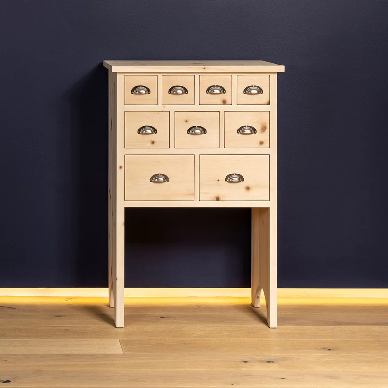 Kommode 'Schatzkiste' | mit Schubladen | massive Zirbe | L 57,5 oder 95 x T 35 x H 87 cm | Made in Austria