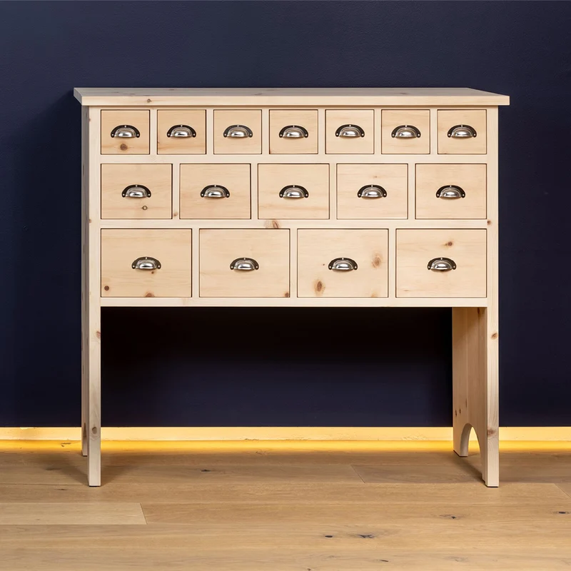 Kommode 'Schatzkiste' | mit Schubladen | massive Zirbe | L 57,5 oder 95 x T 35 x H 87 cm | Made in Austria