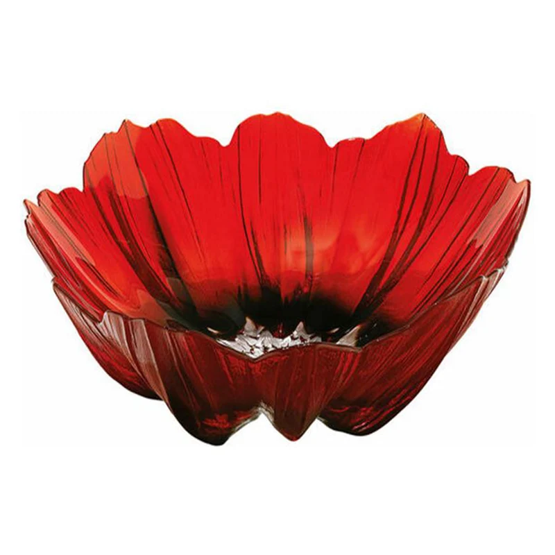 3 Glasschalen "Mohnblüte" im Set