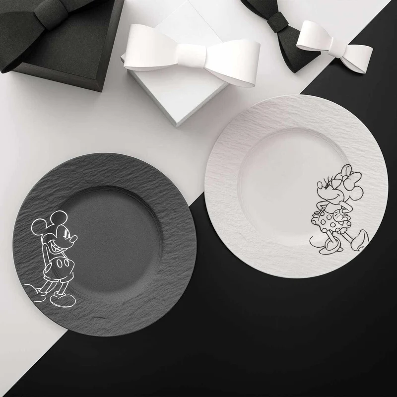 Villeroy & Boch Manufacture Mickey Mouse Set 2 Piatti Dessert/Colazione