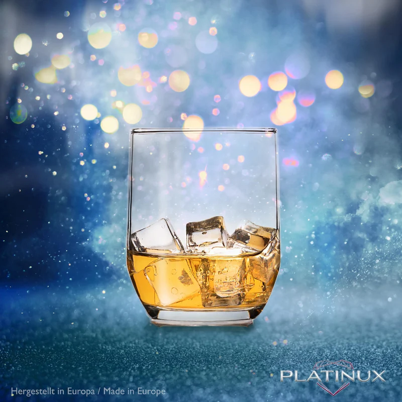 PLATINUX Elegante Trinkgläser 240ml Set 6 Teilig Wassergläser Saftgläser