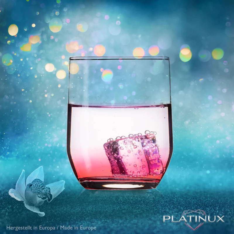 PLATINUX Elegante Trinkgläser 240ml Set 6 Teilig Wassergläser Saftgläser