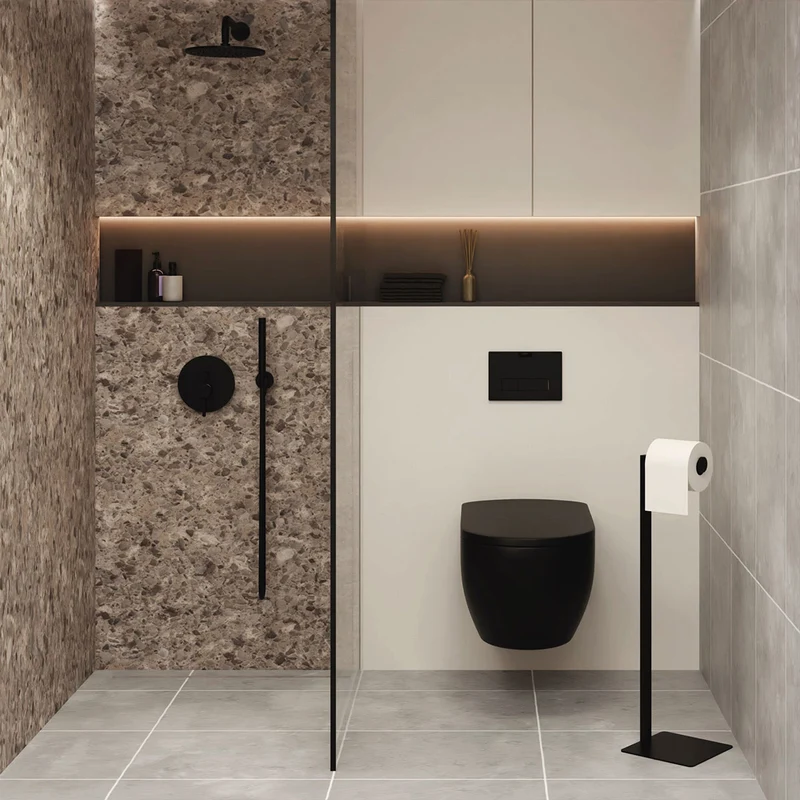 Toilettenpapier Ständer 'Levi' | Metallhohlrohr lackiert | in verschiedenen Ausführungen | Manufactured in Europe