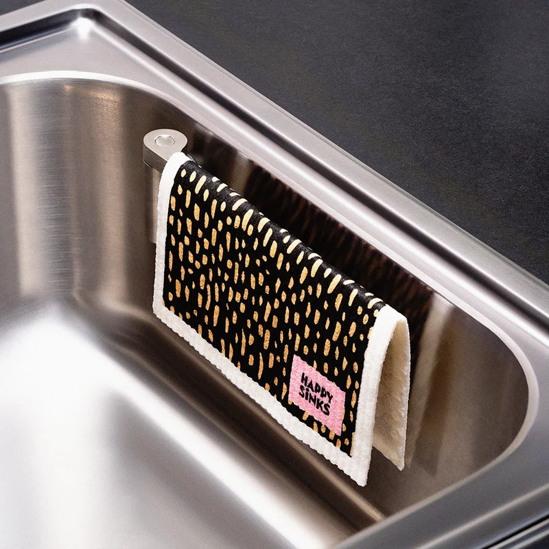 Magnetischer Geschirrtuchhalter Edelstahl Happy Sinks