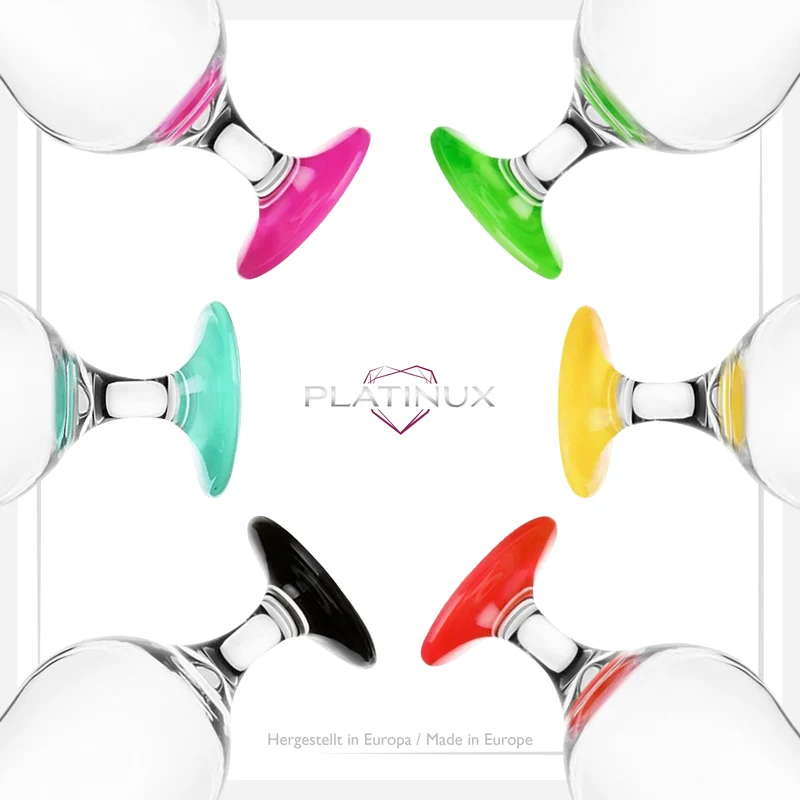 PLATINUX Cocktailgläser Set 6 Stück 400ml (max. 470ml) Bunt
