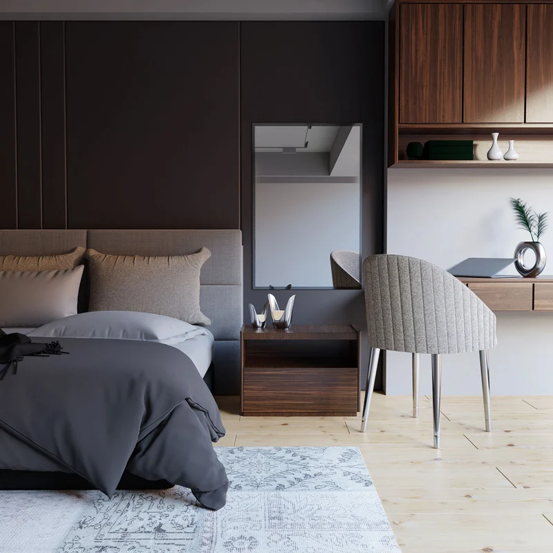 Spiegel rechteckig 'Er' | 60 x 90 x 0,4 cm | Gold, Silber, Schwarz oder Weiß | Manufactured in Europe
