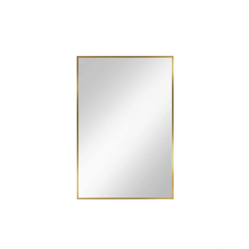 Spiegel rechteckig 'Er' | 60 x 90 x 0,4 cm | Gold, Silber, Schwarz oder Weiß | Manufactured in Europe