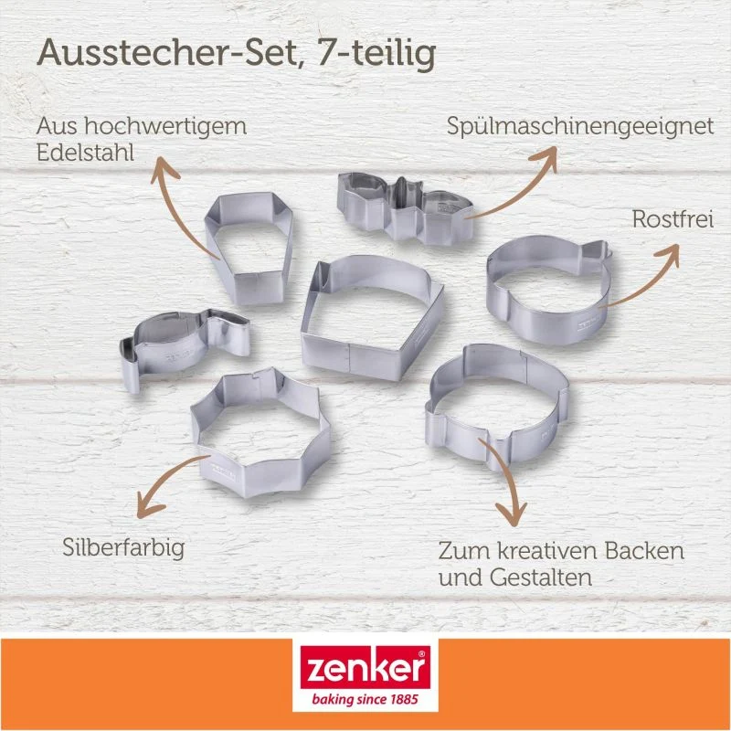 Ausstecher-Set Halloween – 7-teilig - Zenker