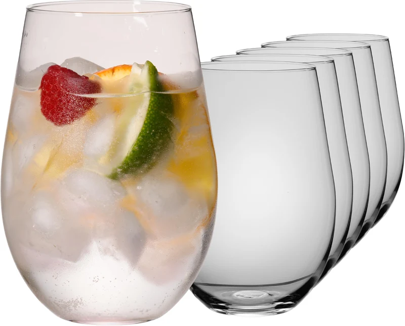 IMPERIAL glass bauchiges Trinkgläser Set 6er Set 700ml aus Crystalline Glas "Havanna" spülmaschinenfest