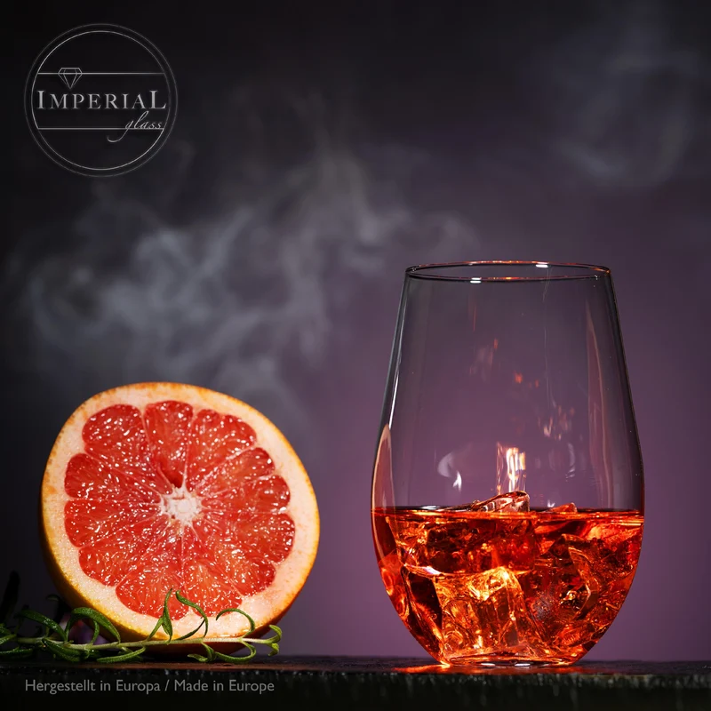 IMPERIAL glass bauchiges Trinkgläser Set 6er Set 700ml aus Crystalline Glas "Havanna" spülmaschinenfest