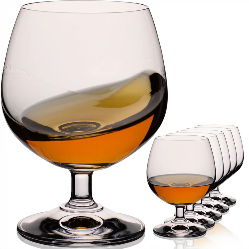 IMPERIAL glass Cognacgläser 6er Set 250ml aus Crystalline Glas spülmaschinengeeignet