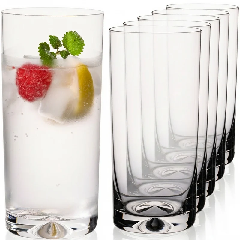 IMPERIAL glass Trinkgläser 6er Set 420ml spülmaschinenfest aus bleifreiem Crystalline Glas