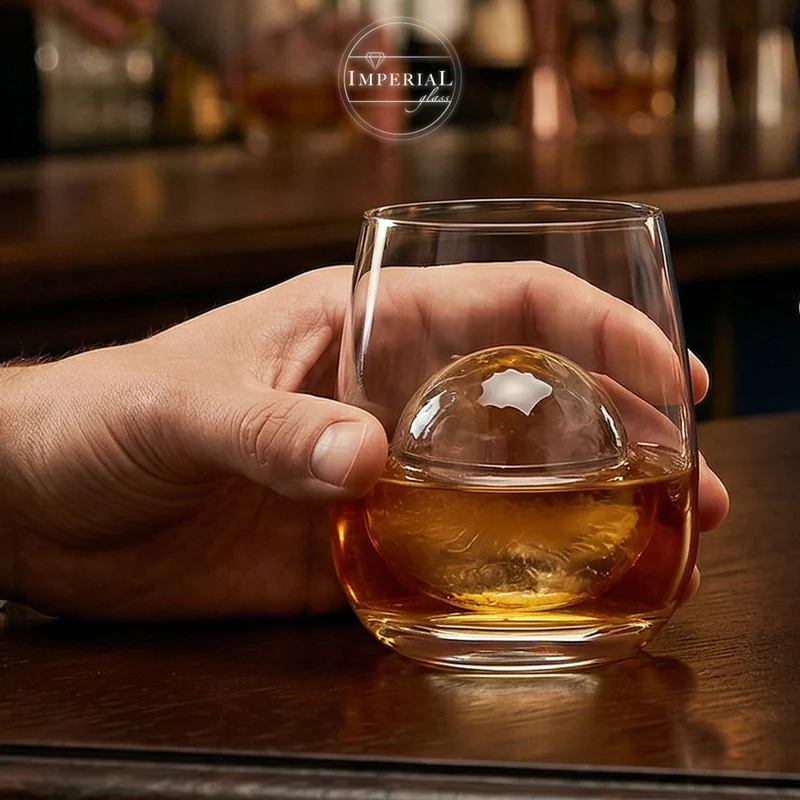IMPERIAL glass eckige Trinkgläser Set 6 Stück aus Glas 470ml "Milano" spülmaschinenfest