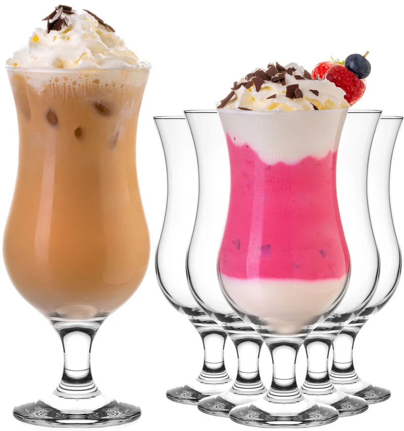 PLATINUX Cocktailgläser Set 6 Stück 400ml (max. 470ml) klar