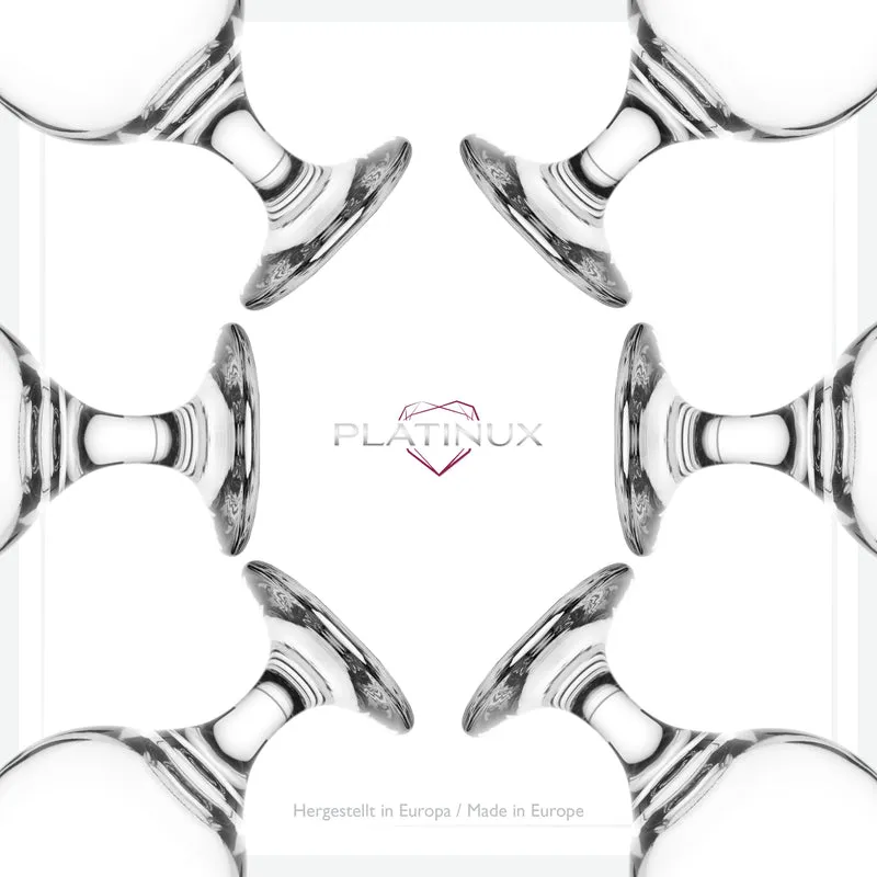 PLATINUX Cocktailgläser Set 6 Stück 400ml (max. 470ml) klar