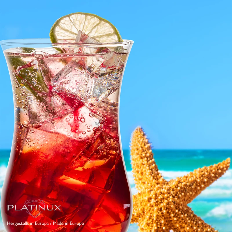 PLATINUX Cocktailgläser Set 6 Stück 400ml (max. 470ml) klar