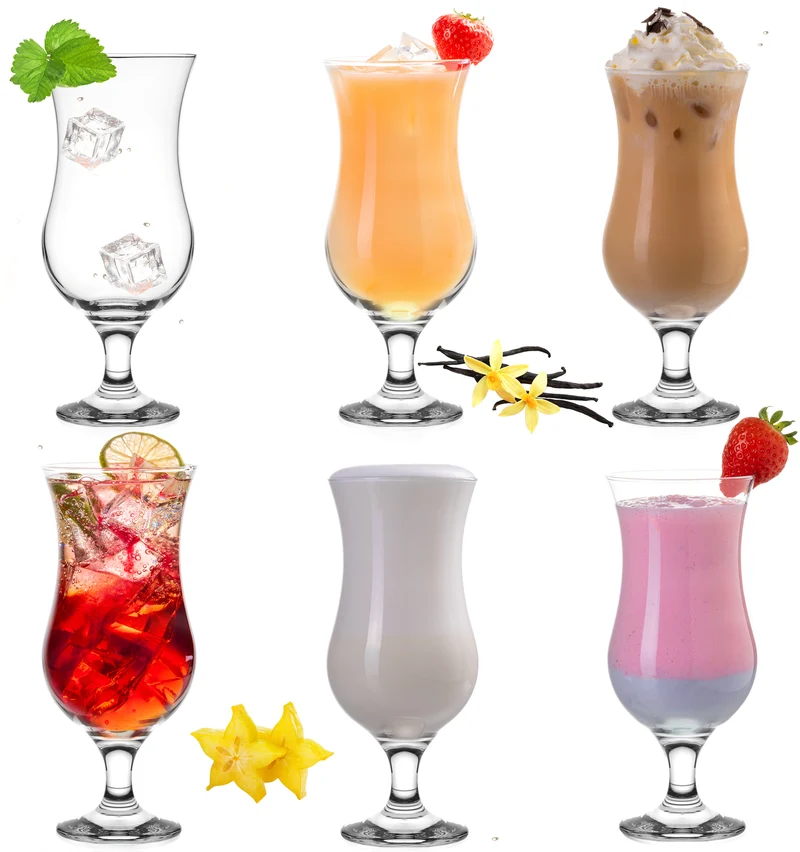 PLATINUX Cocktailgläser Set 6 Stück 400ml (max. 470ml) klar
