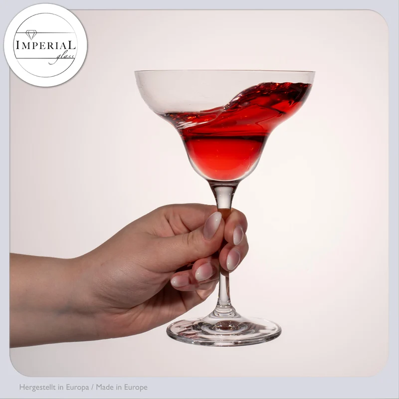 IMPERIAL glass Margaritagläser Set 2 Stück 290ml aus Crystalline Glas Spülmaschinenfest