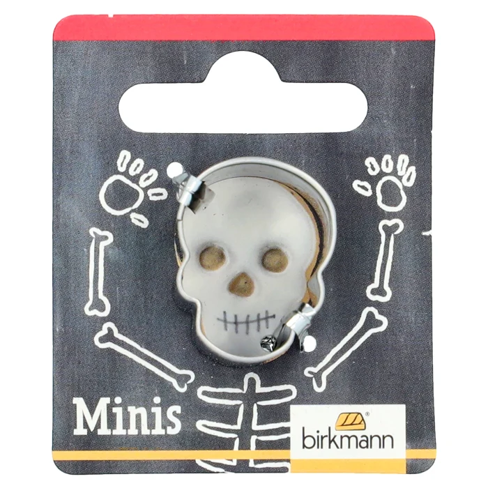 Ausstecher Mini Totenkopf Edelstahl | 2,5 cm