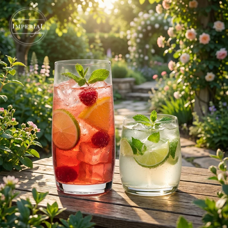 IMPERIAL glass Gläser Set 12 teilig 340ml & 440ml aus Glas spülmaschinenfest