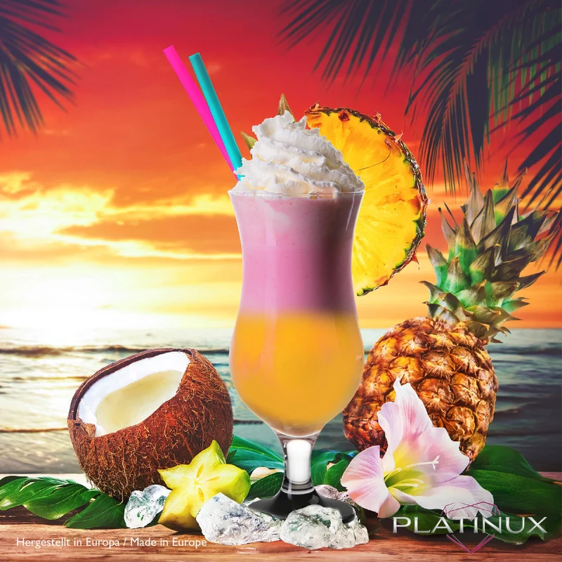 PLATINUX Cocktailgläser Set 6 Stück 400ml (max. 470ml) Schwarz