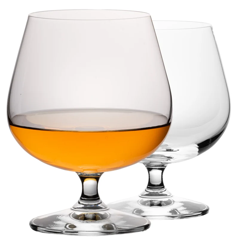 IMPERIAL Cognacgläser 480ml 2er Set Cognac Schwenker aus Crystalline Glas spülmaschinenfest