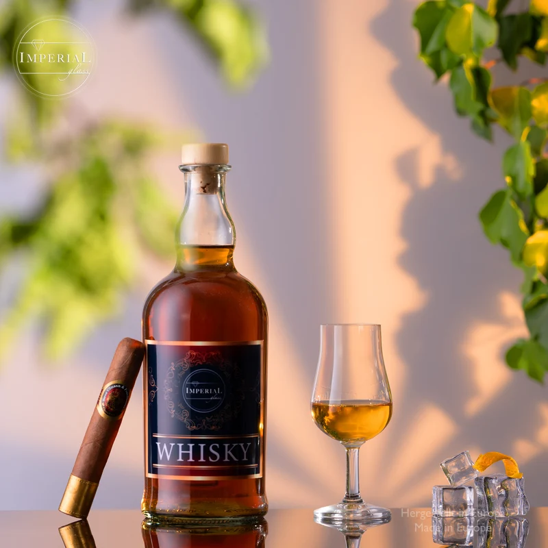 IMPERIAL Nosing Glas 4er Set - Tasting Glas für Whisky & Brandy 120ml Crystalline Glas Spülmaschinenfest
