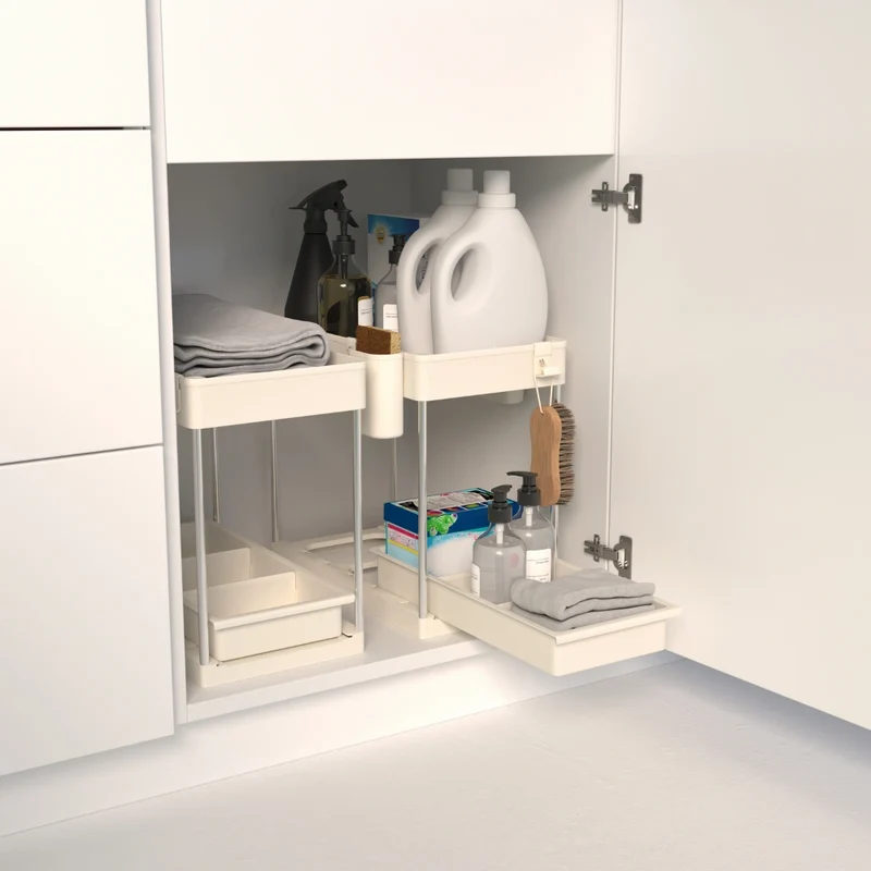 Keukenkast organizer uitschuifbaar 2 niveaus Five®