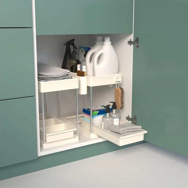 Keukenkast organizer uitschuifbaar 2 niveaus Five®
