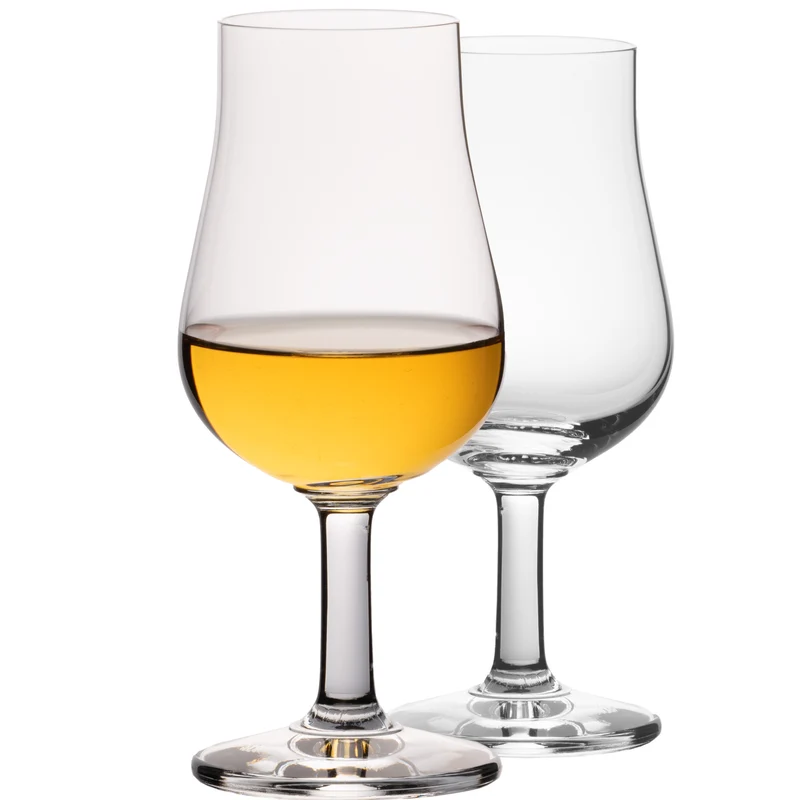 IMPERIAL Nosing Glas 2er Set - Tasting Glas für Whisky & Brandy 120ml Crystalline Glas Spülmaschinenfest
