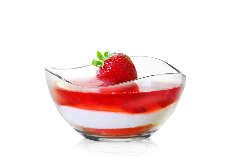 PLATINUX Snackschüssel aus Glas 6 Teilig 225ml Glasschälchen Schüssel