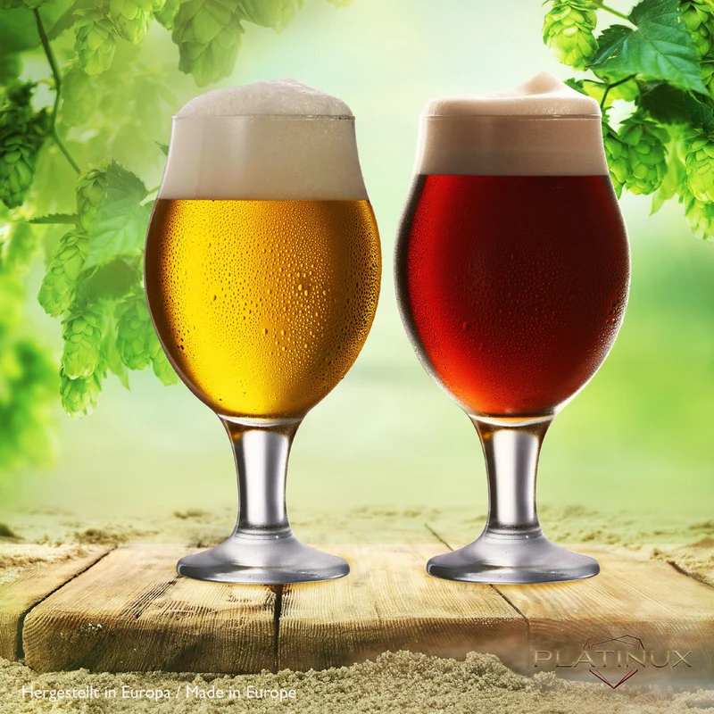 PLATINUX Biertulpen Biergläser Set 6 Teilig 500ml (max. 560ml)