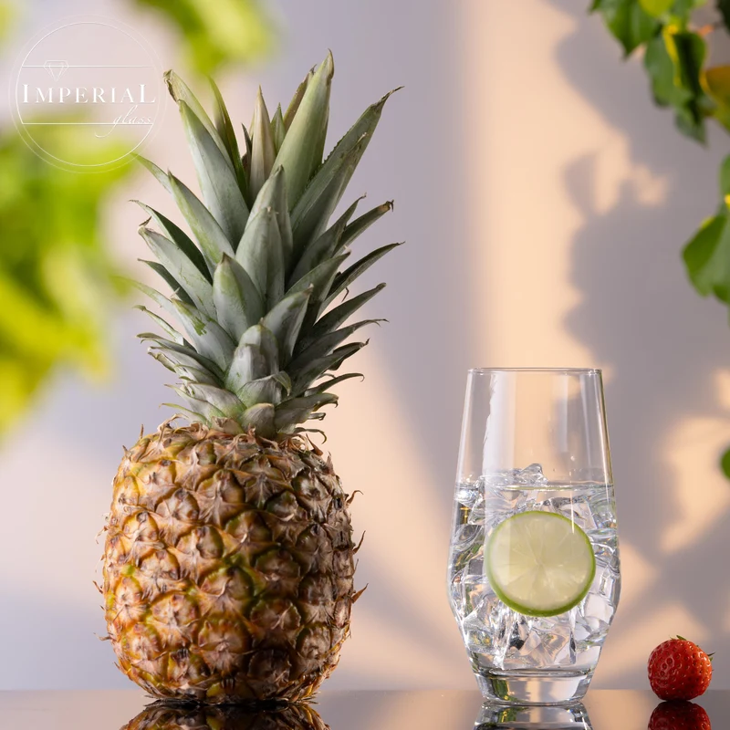 IMPERIAL Trinkgläser 400ml & 520ml 12er Set aus Crystalline Glas Serie "Rom" spülmaschinenfest