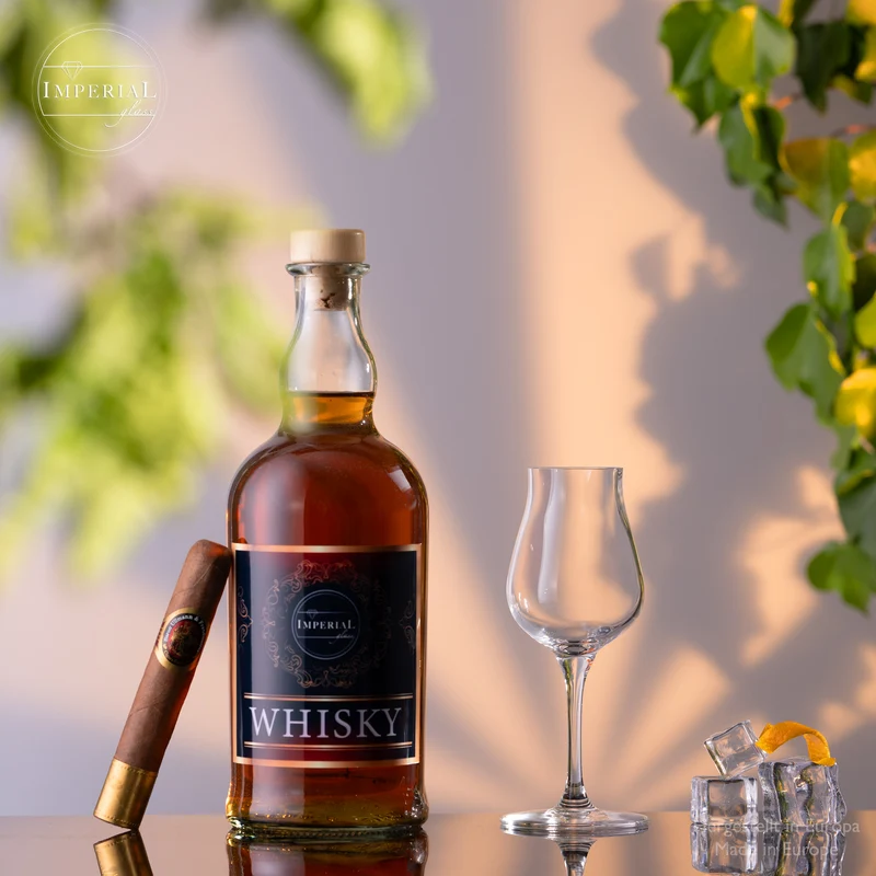 IMPERIAL Nosing Glas 110ml Tasting Glas für Whisky & Cognac aus Crystalline Glas Set 6 Stück Spülmaschinenfest