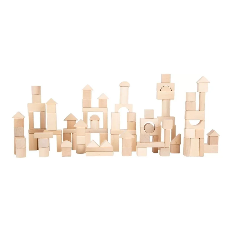 Holzbausteine für Kinder