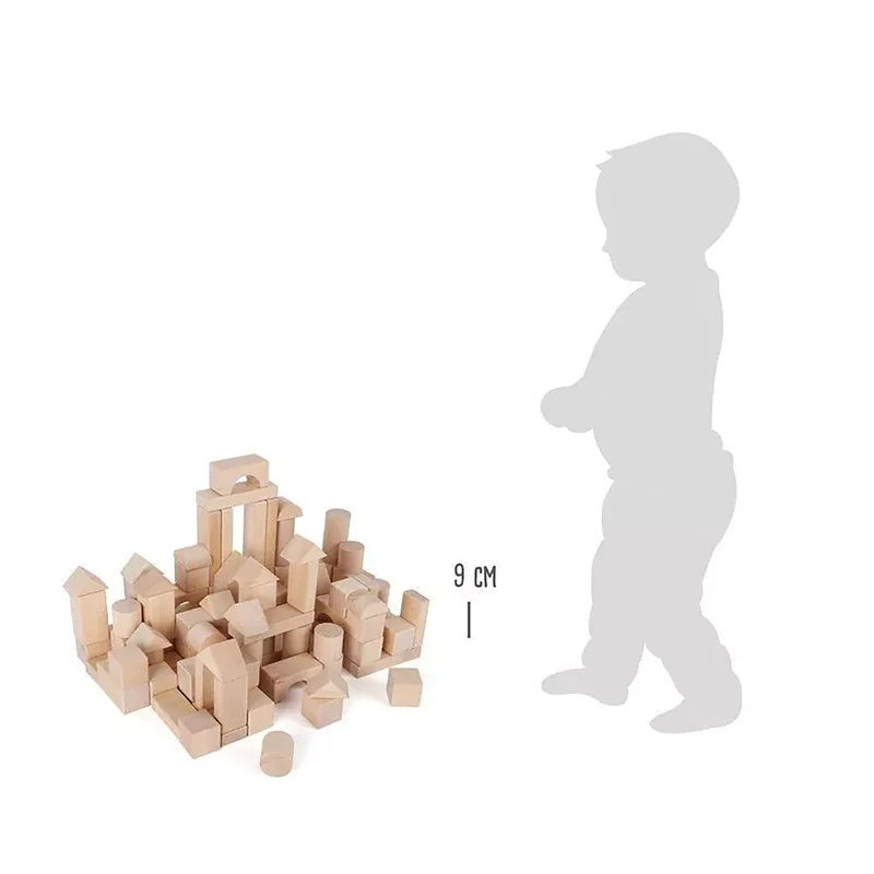 Holzbausteine für Kinder
