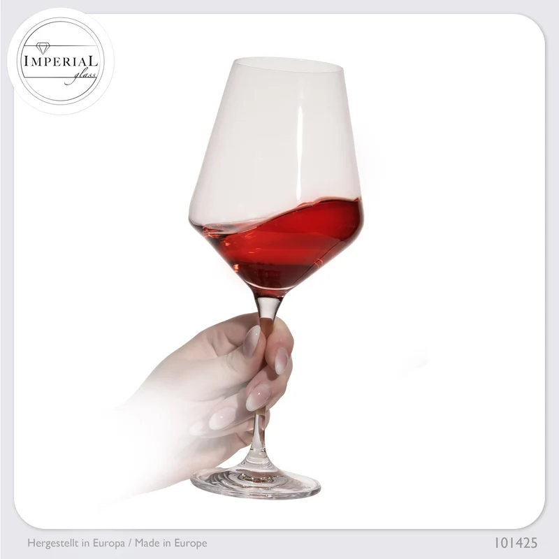 IMPERIAL glass Aperitif Glas Set 6x 580ml aus Crystalline Glas spülmaschinenfest "Athen"