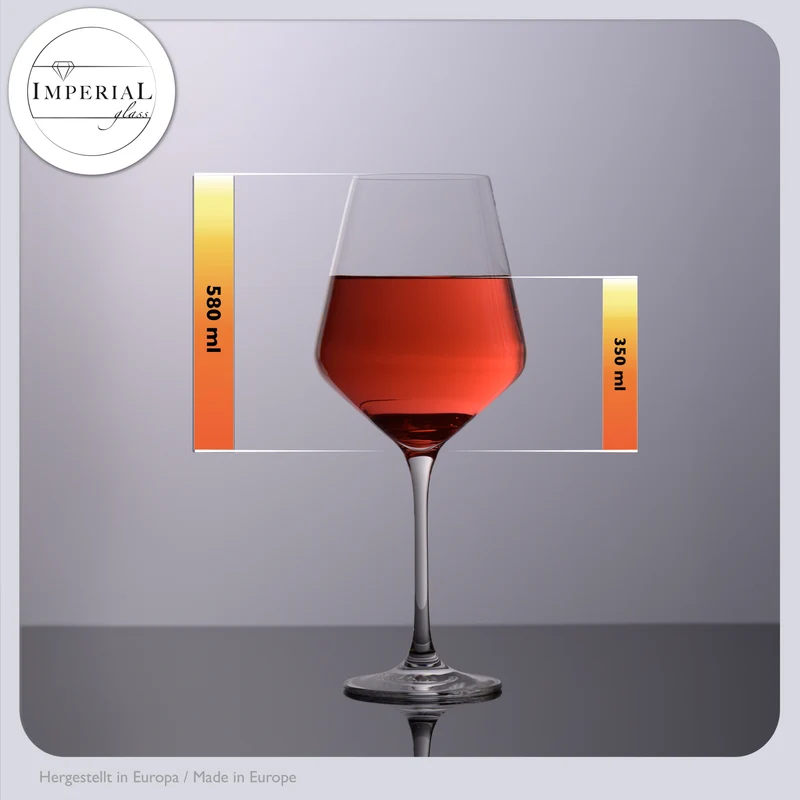 IMPERIAL glass Aperitif Glas Set 2x 580ml aus Crystalline Glas spülmaschinenfest "Athen"