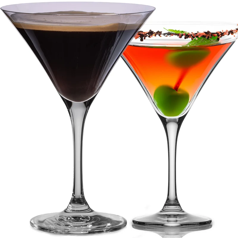 IMPERIAL Martini Gläser Set 2 Stück 270ml aus Crystalline Glas Spülmaschinenfest