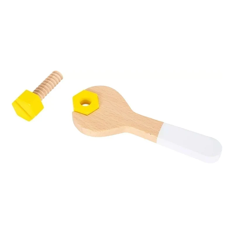 Werkzeugkoffer für Kinder ab 3 Jahre (aus Holz)