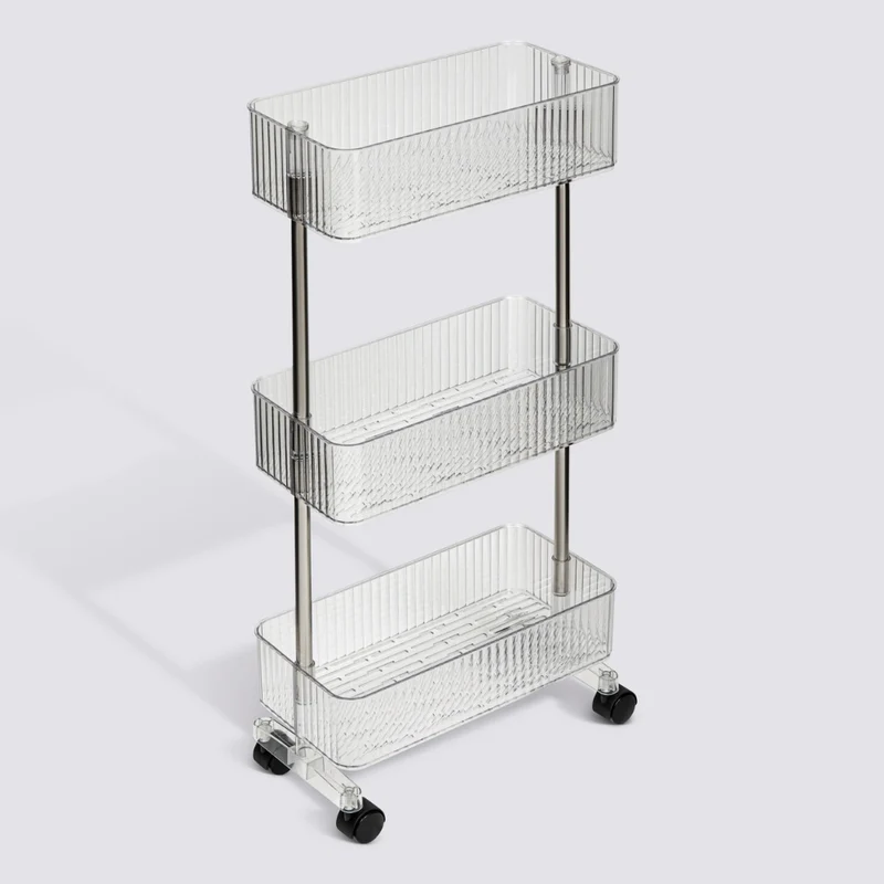 Transparante smalle trolley Five® - Plastor