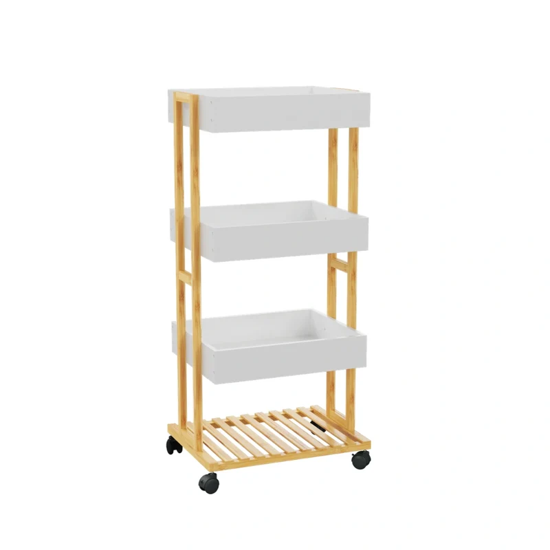 houten trolley badkamer of keuken Five®