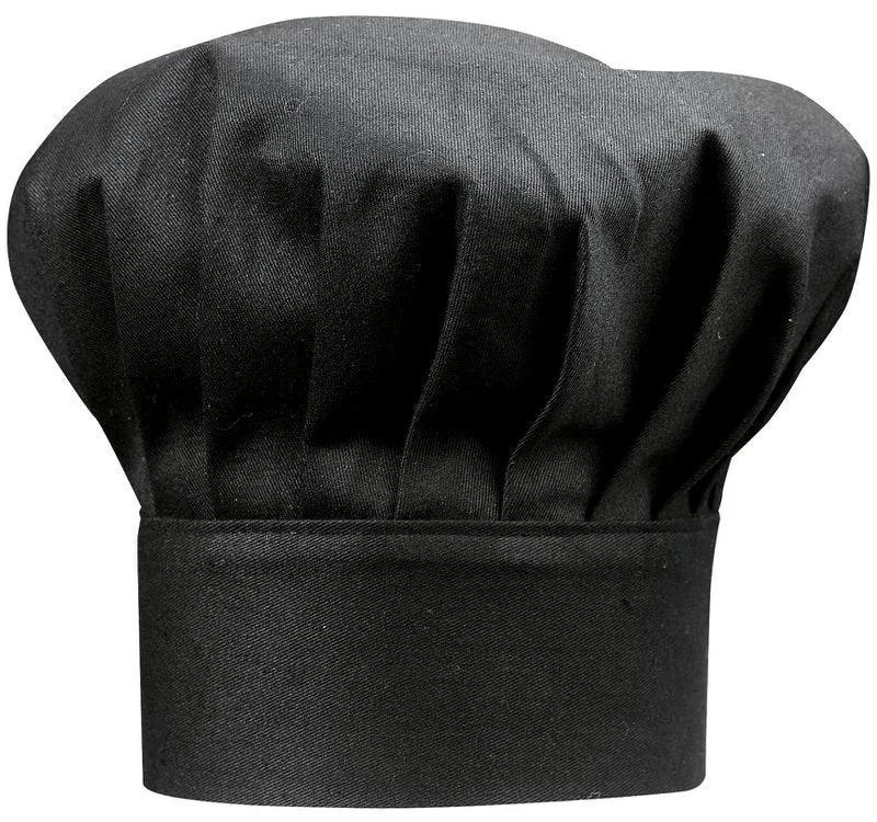 Kochmütze Chef schwarz