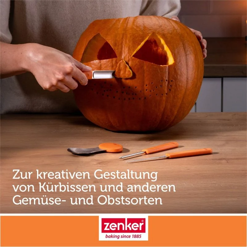Kürbis Schnitz-Set – 4-teilig - Zenker