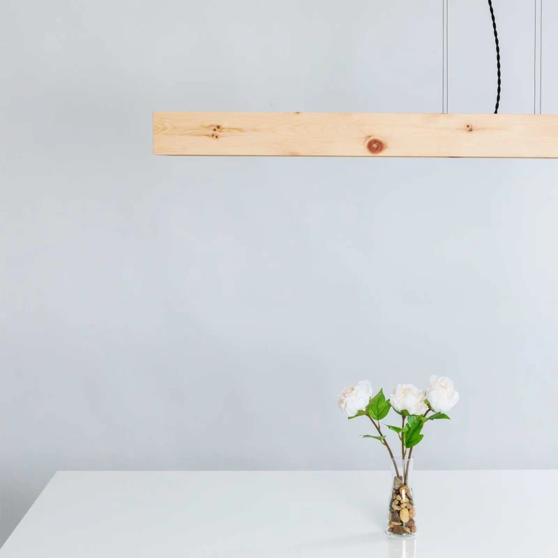 Hängeleuchte aus Massivholz inkl. LED Leuchtmittel - Handarbeit aus Österreich