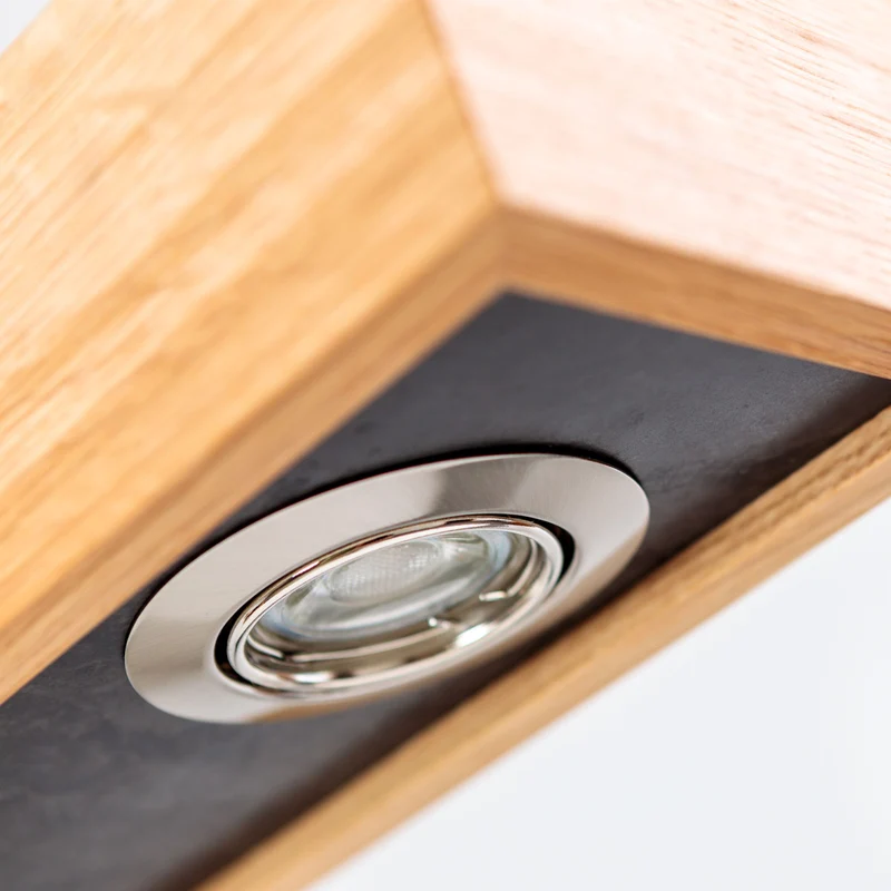 Hängeleuchte aus Massivholz inkl. LED Leuchtmittel - Handarbeit aus Österreich