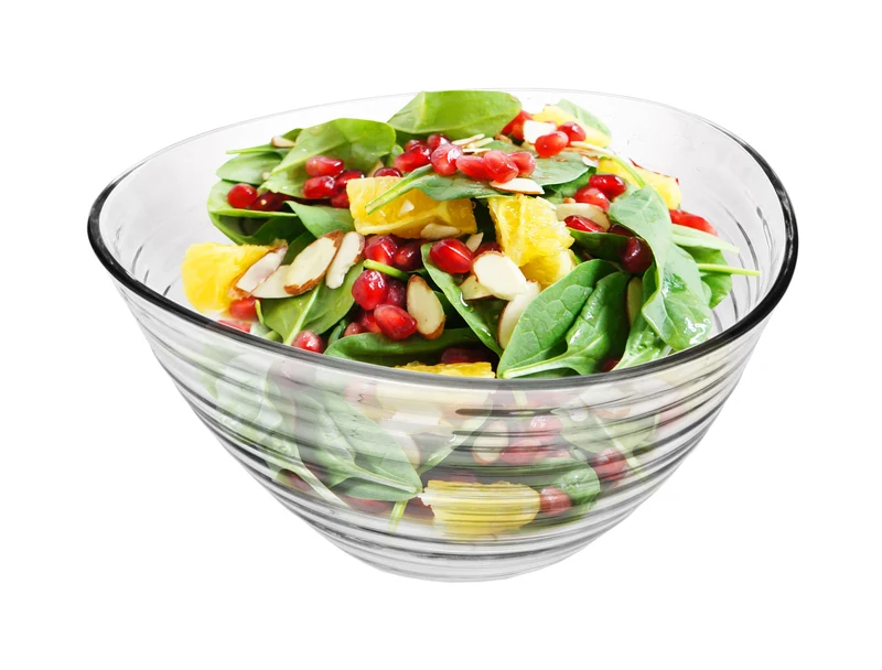 PLATINUX Salatschüssel Obstschale 2L Glasschale